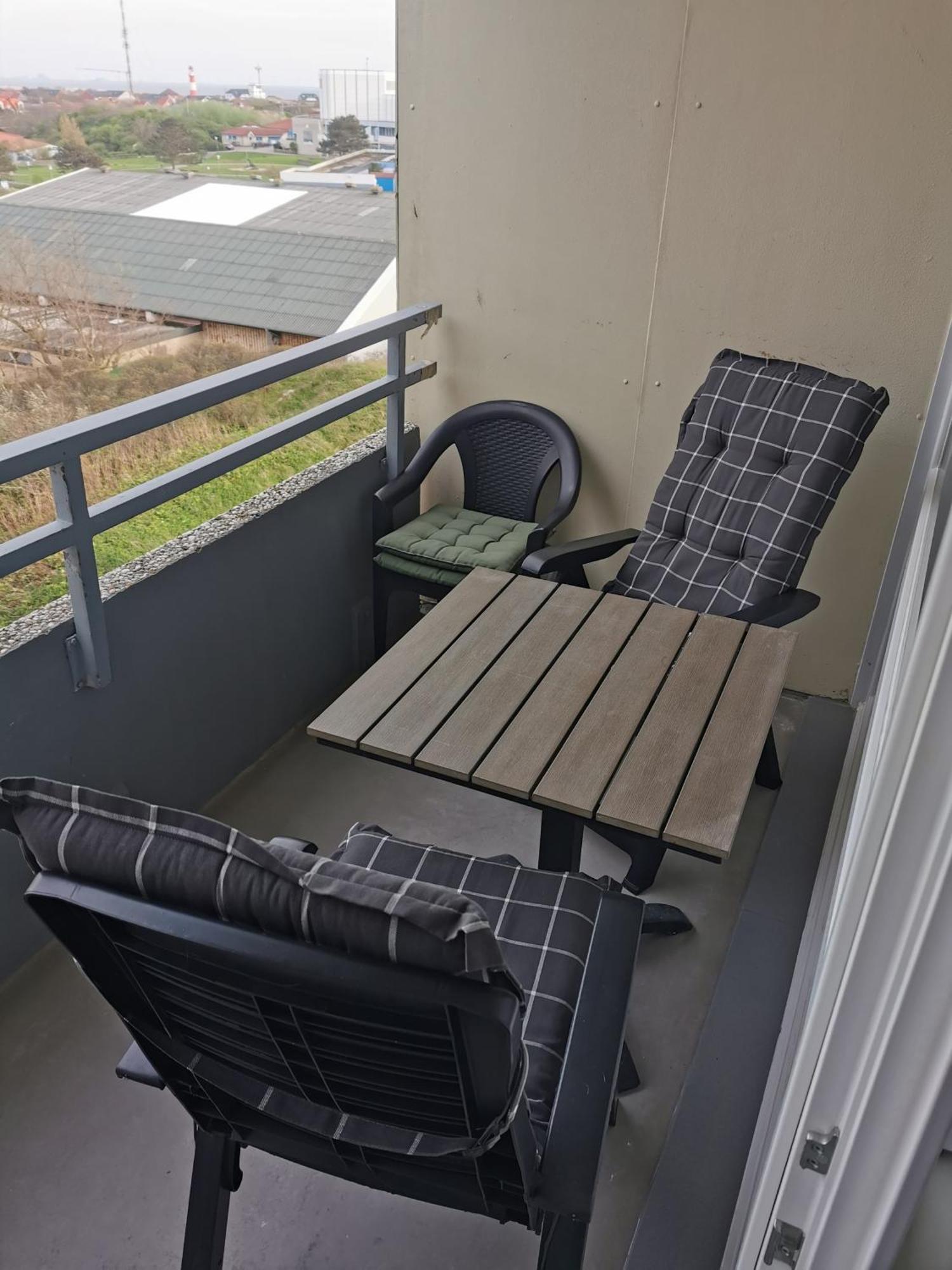 Strandkoje Im Haus Seeblick Bismarckstrasse Borkum Exterior foto